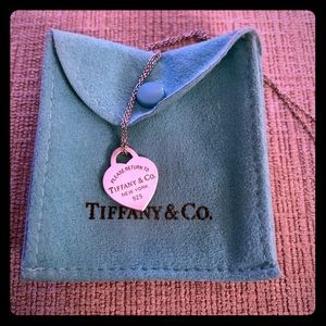 Tiffany heart tag pendant